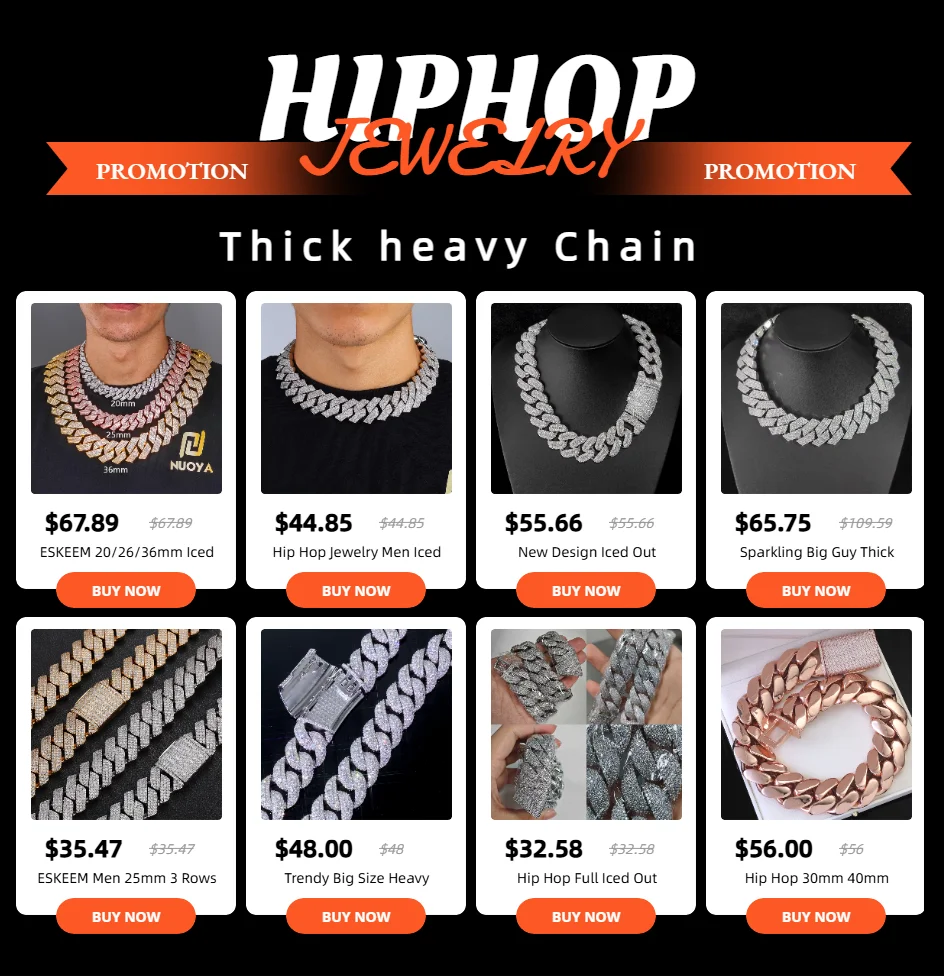 Trendy Big Size Heavy 22MM Width Miami Cuban Link Chain Hip Hop Iced Out Rose Gold Necklace for Men Women